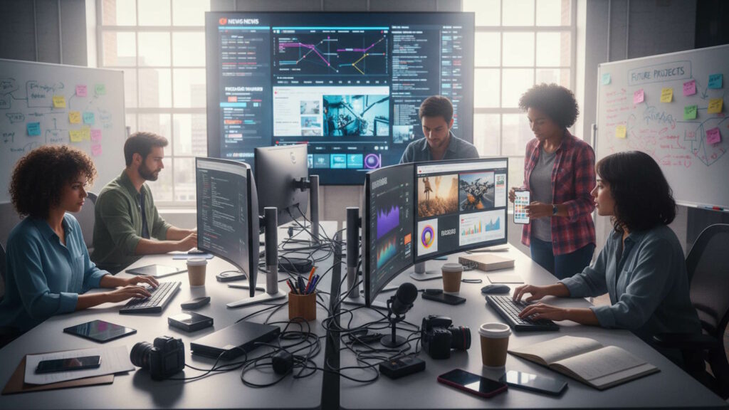 Entstehung von Nachrichteninhalten