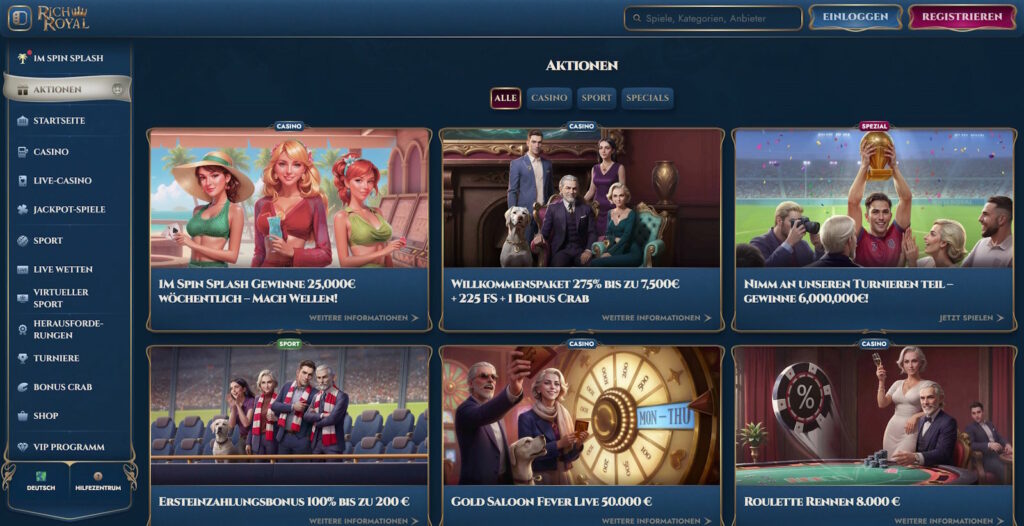 RichRoyal Casino Bonus