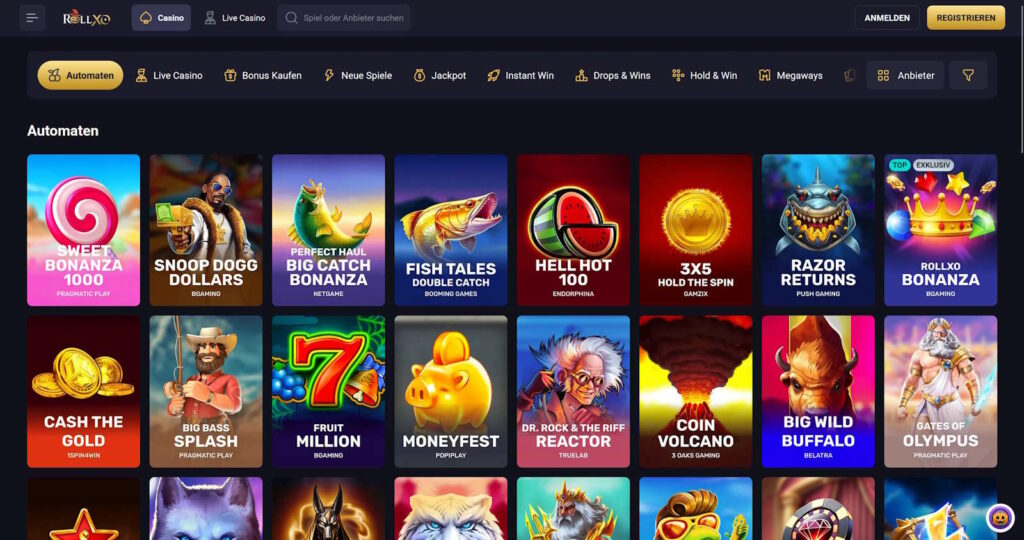 RollXO Spielautomaten