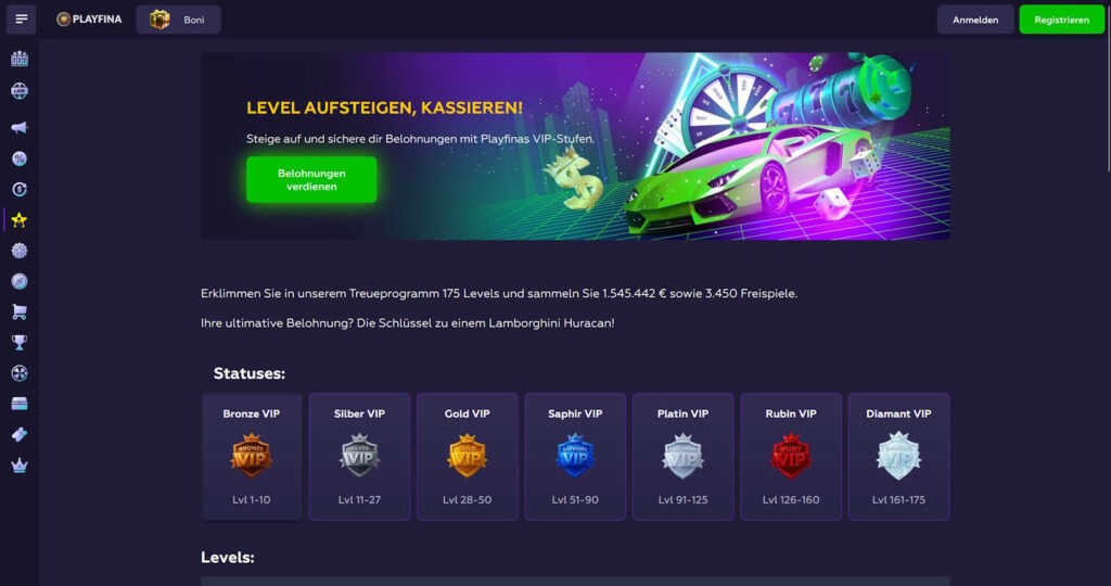 playfina treueprogramm