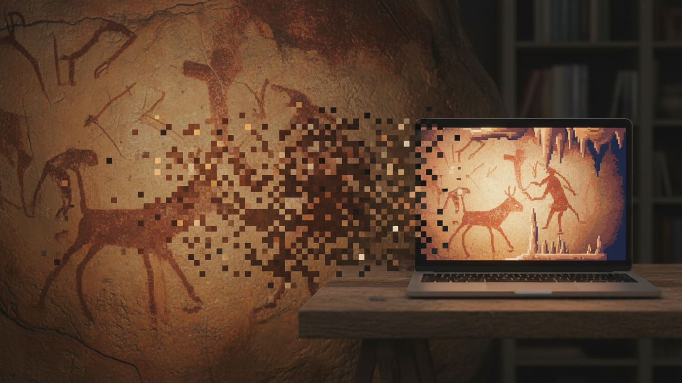 Mediengeschichte: Von Höhlenmalerei bis heute 1 Mediengeschichte vom Anfang bis heute.