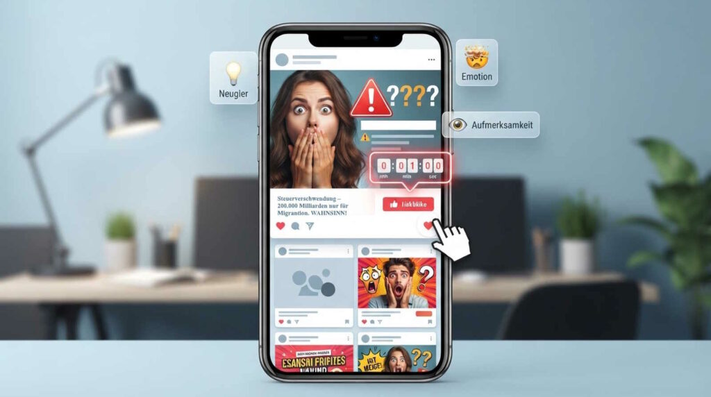 Klicks um jeden Preis: Wie Clickbait unsere Aufmerksamkeit manipuliert 2 clickbait merkmale erkennen